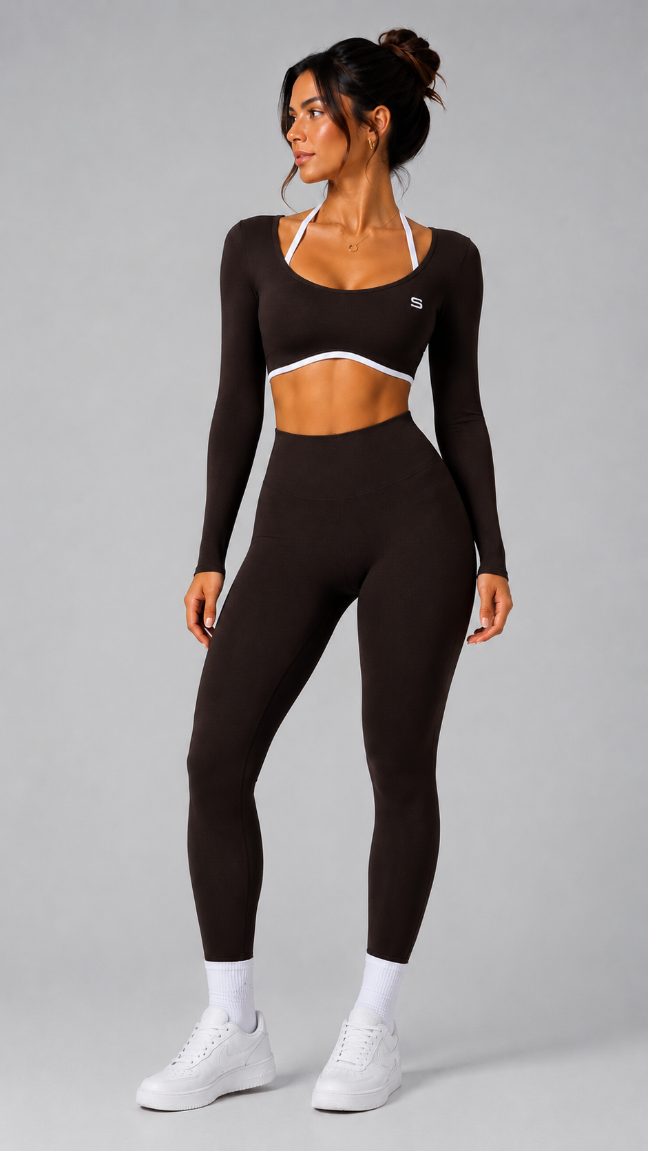 Signature Long Sleeve Set - Mocha